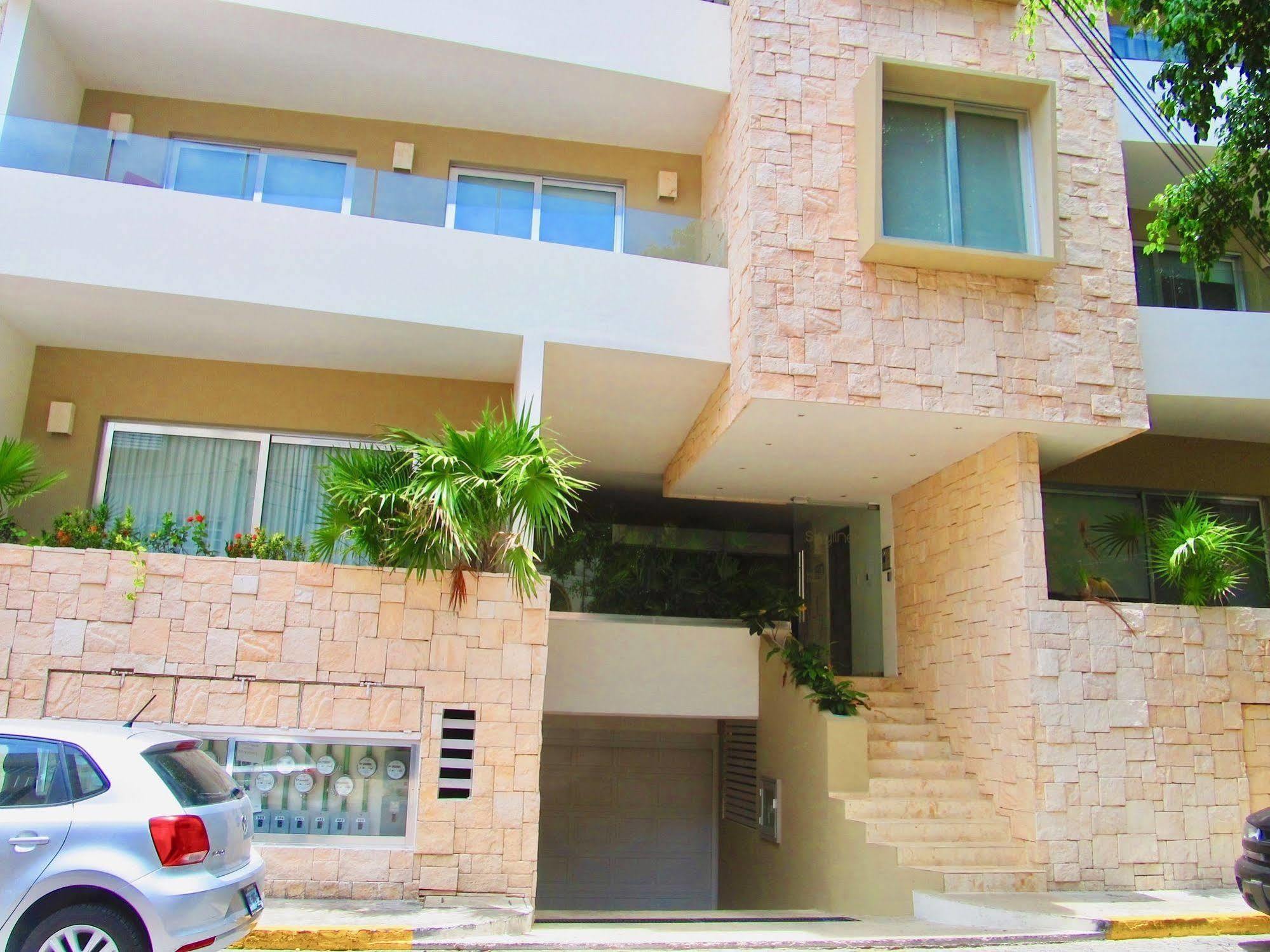 Skyline 24Th Apartment Playa del Carmen Bagian luar foto