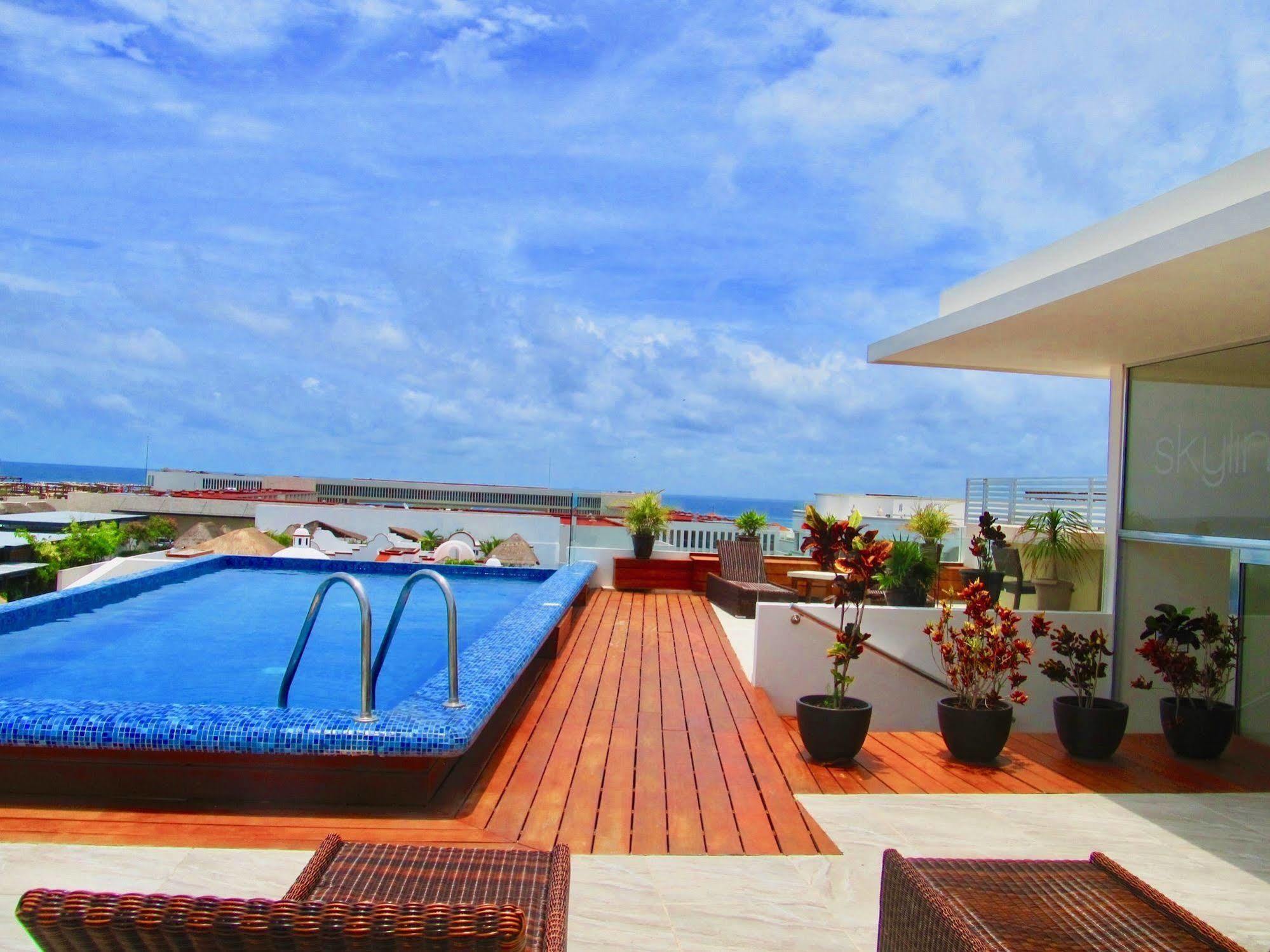 Skyline 24Th Apartment Playa del Carmen Bagian luar foto